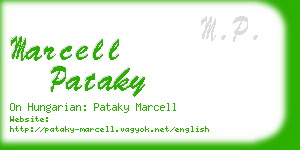 marcell pataky business card